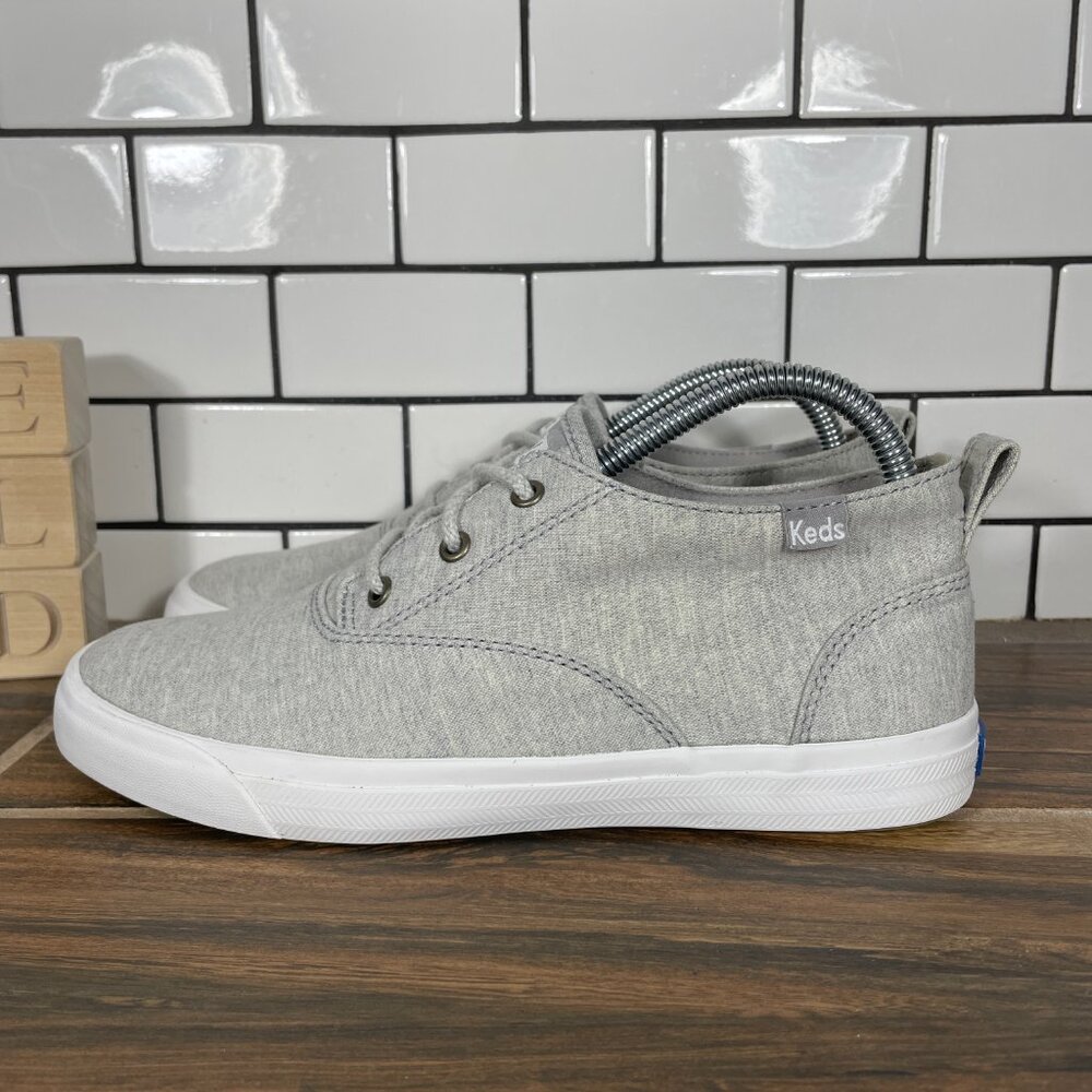 Keds Triumph Mid Shoes Womens Size 7.5 Heathered Gray Lace Up Casual Sneaker